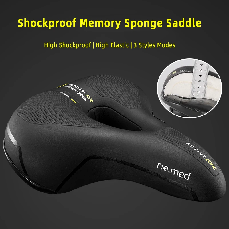 SELLE ROYAL MTB Bike Bicycle Saddle Rail Hollow Breathable Absorption Rainproof Soft Memory Sponge Bike Cycling Seat Saddle