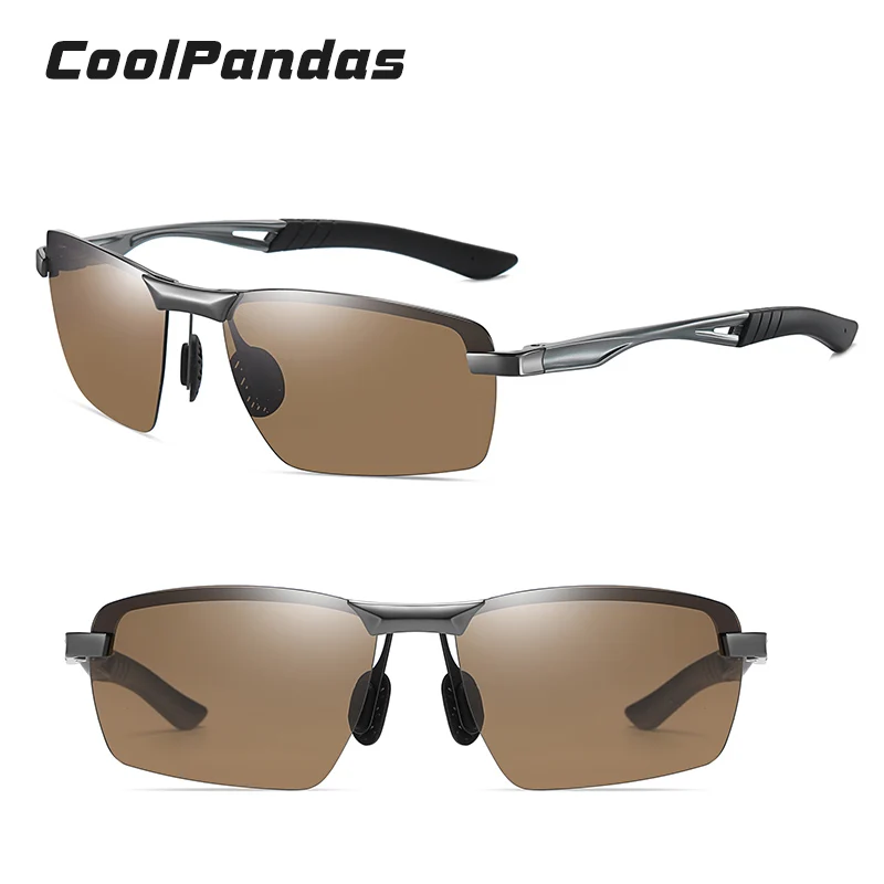 CoolPandas Top Quality Square Polarized Sunglasses Men Driving Glasses Women Sport Eyewear UV400 Protection zonnebril heren