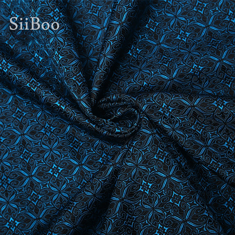 Chinese cheap fabrc retro floral jacquard brocade fabric for dress coat DIY apparel tissu telas tecidos stoffens yarn SP5390