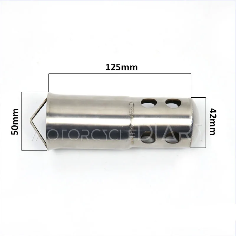 48mm 51mm 60mm Motorbike Universal DB Killer Removable Silencer Motorcycle Exhaust Pipe Muffler PitBike Racing