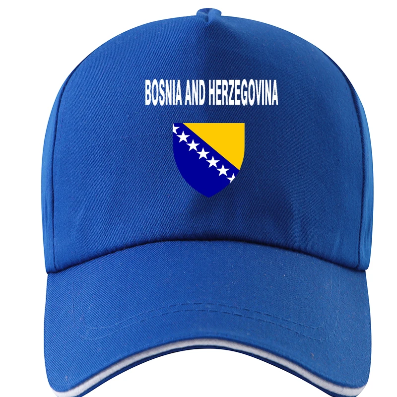 Bosnia and Herzegovina free custom name number bosnian bih country hat ba flag diy print photo croatian logo baseball cap