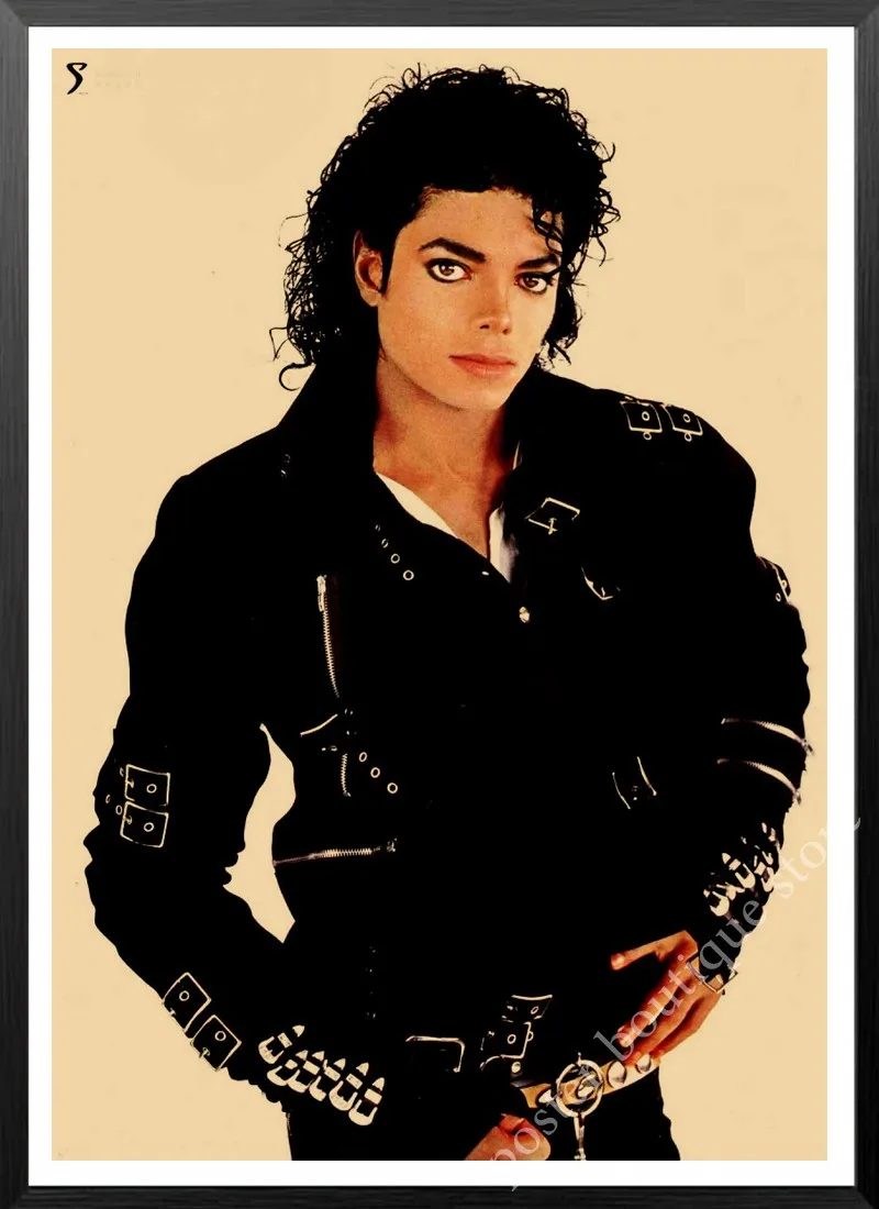 Póster de michael jackson, decoración de pared, póster de música, póster  pop, decoración de música, ideas de regalo, arte de michael jackson,  pegatina de pared de papel Kraft / Decoración para el, image size:800x1100