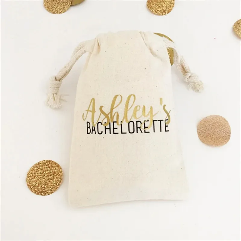 50pcs Custom Bachelorette Party Decorations Personalized Bachelorette Party Favor bag Wedding Favor Gift Bag Bridesmaid Gift