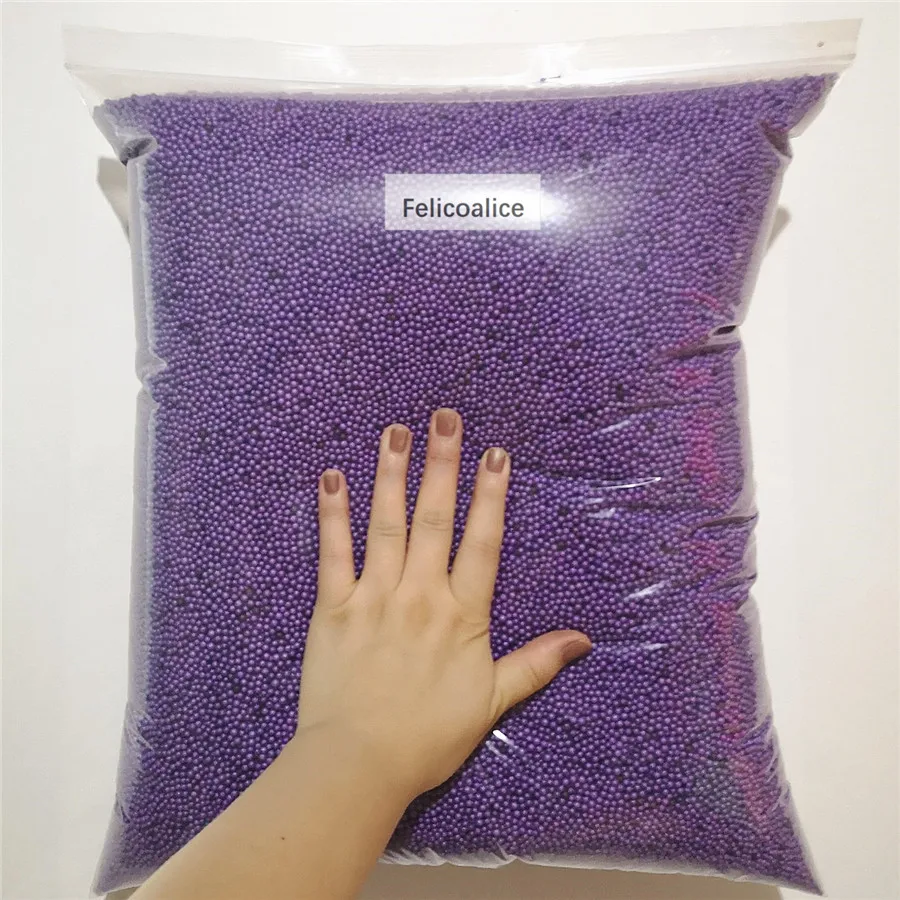 12L DIY Schnee Schlamm Partikel Zubehör Schleim Kugeln Kleine Winzige Schaum Perlen Für Floam Füllstoff Für DIY Liefert 2-4mm – Detail 9