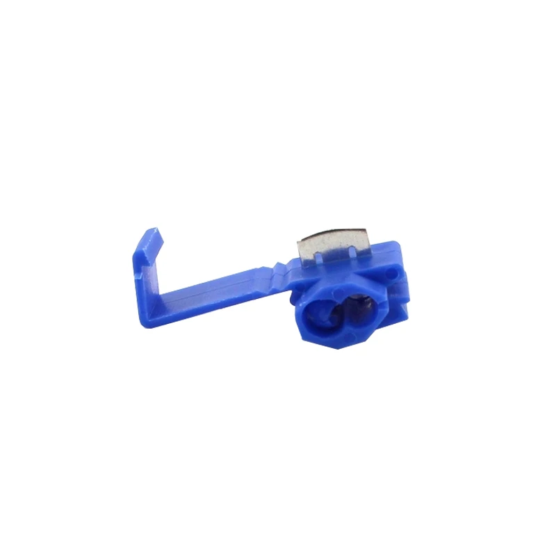500Pcs Electrical Wire Cable Crimp Terminals Quick Splice Blue Electrical Cable Connectors Fast Lock Wire Terminals Crimp