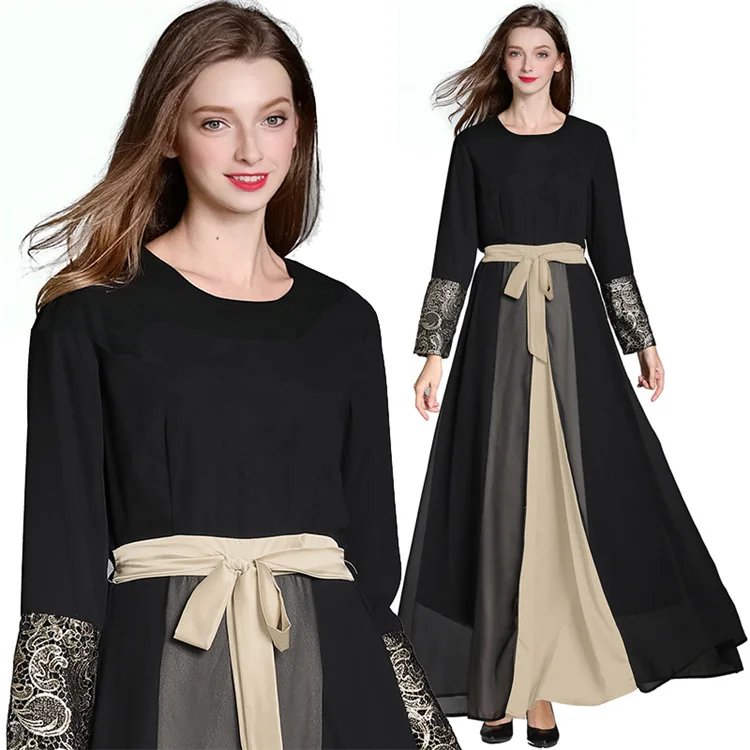 Islam Prayer Clothes Robe Dress Women's Muslim Dress Abaya Dubai Turkey Hijab European Clothing