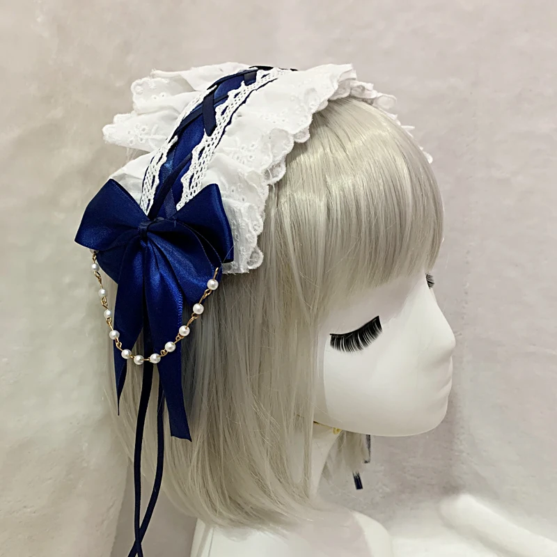 Japanese Lolita Lolita Hair Accessories Soft Sister Lo Mother Daily Hair Band Maid Cos Headdress KC Bow