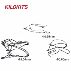Correntes de âncora de metal preto pintadas para barcos modelo kit de cenário militar acessórios duráveis não enferrujados 1/35 1/72 1/87