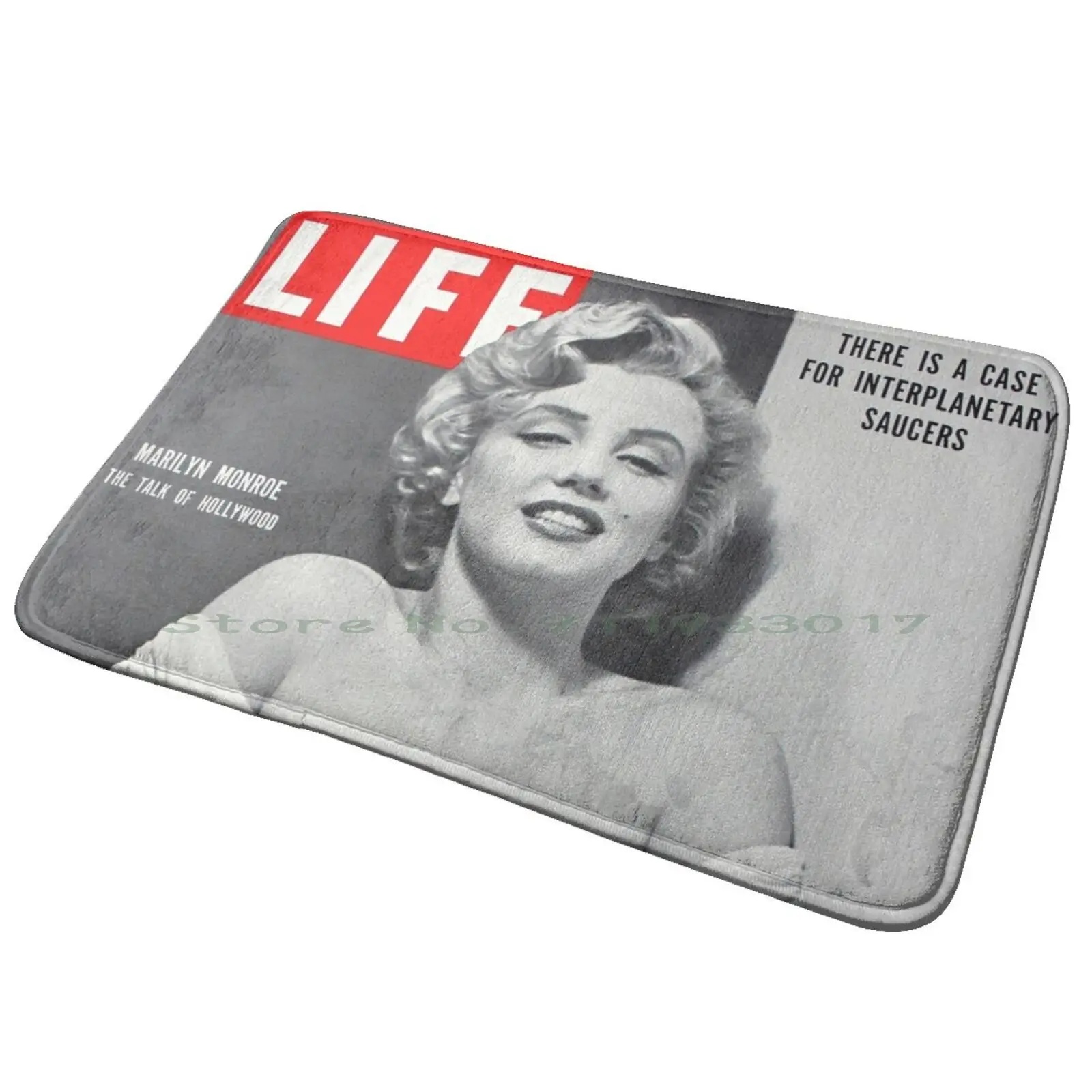 Marilyn Monroe The Talk Of Life Entrance Door Mat Bath Mat Rug Newark Liberty International Airport Ewr New York Usa Monkeywell