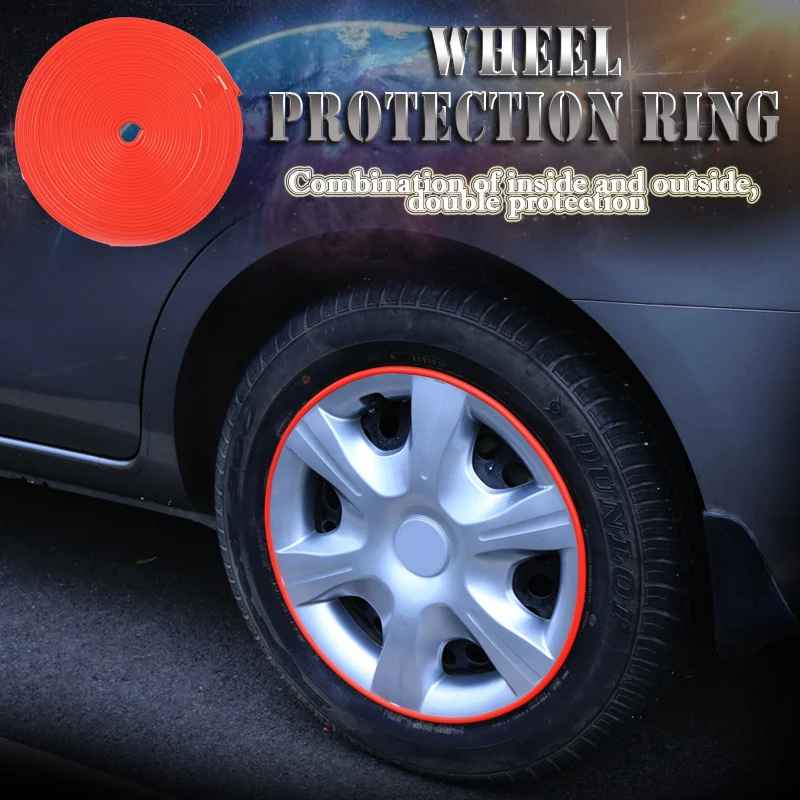 

Car Wheel Protection Ring Strip Modified Tire Rim Decoration Strip Anti-Scratch Strip Anti-Collision Strip Protection Strip