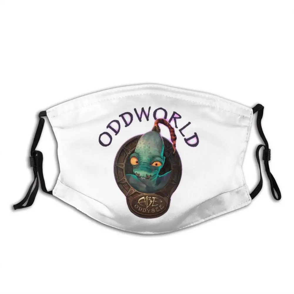 

Abe'S Oddworld Print Washable Filter Anti Dust Mouth Mask Abes Oddworld Abe Abes Abes Exodus Oddysey Hello Follow Me Teleport