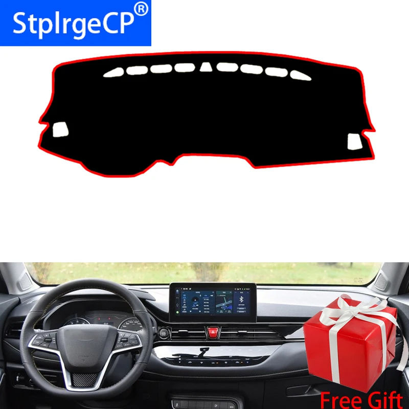

Для JAC уточнить S4 2019 стайлинга автомобилей тире коврики наклейка на приборную панель крышка козырек от солнца приборная панель ковровые покрытия