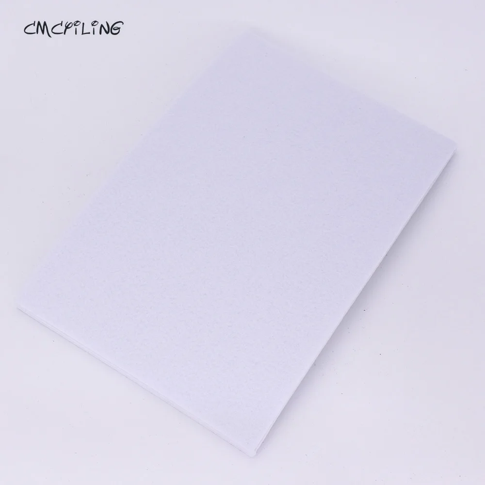 2mm White Black Hard Felt,Cloth,,Polyester Nonwoven Fabric,for Sewing Bag Pillow,CMCYILING,