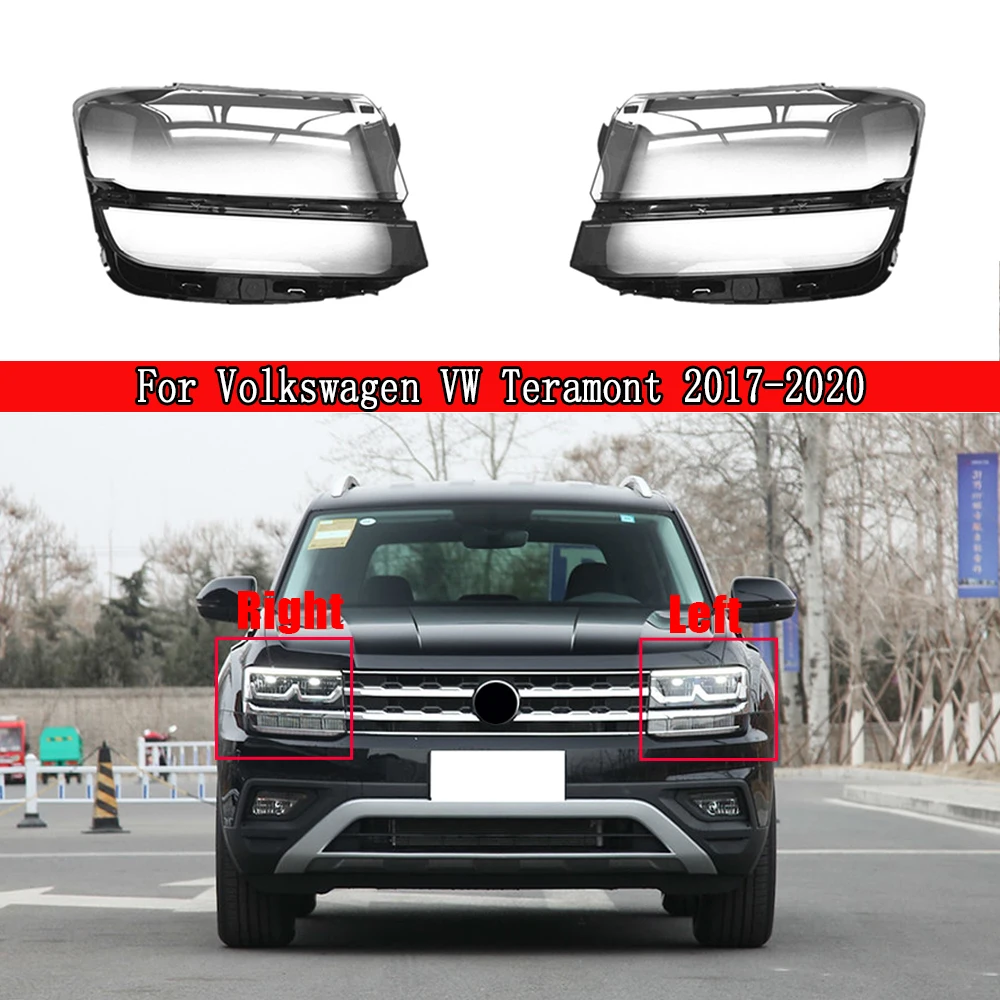 

Auto Light Caps For Volkswagen VW Teramont 2017-2020 Headlamp Lampshade Lampcover Head Lamp light Covers Glass Lens Shell