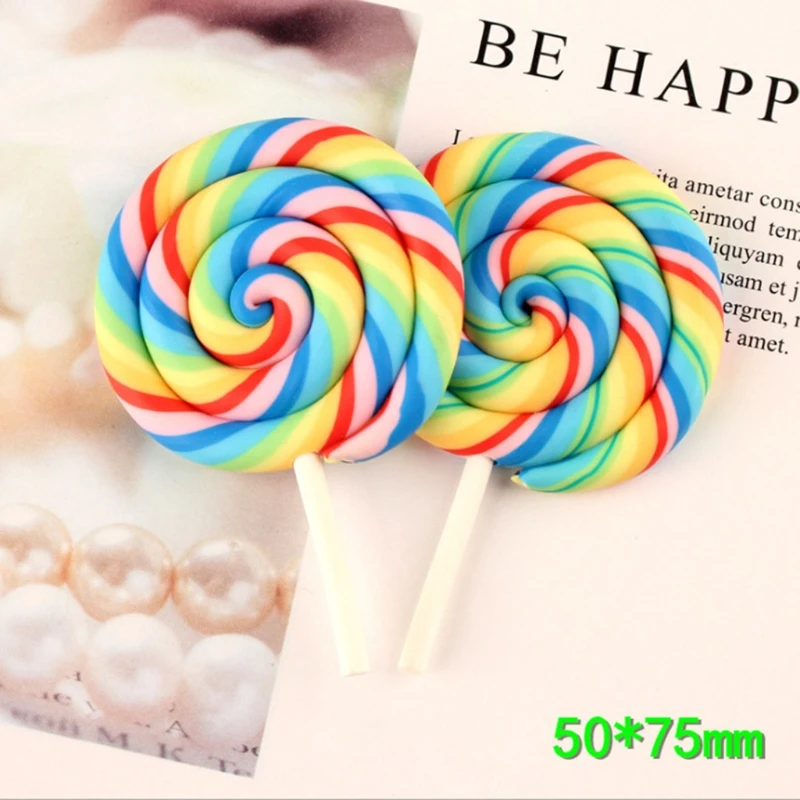 Colorful Handmade Baby Soft Pottery Lollipop Newborn Photography Props Infant Photo Posing Accessories Wholesale