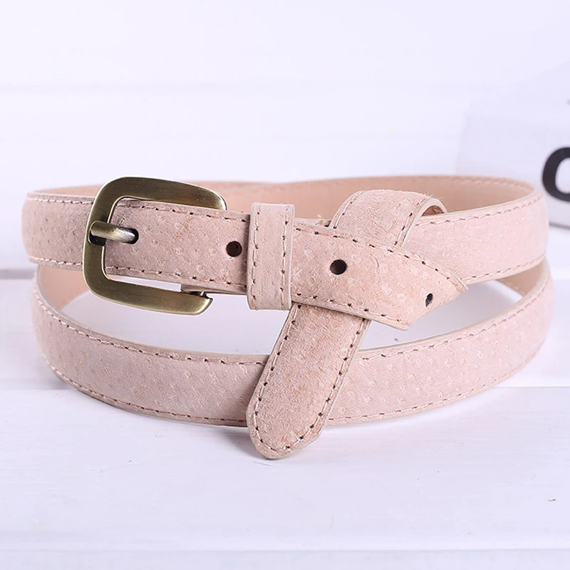 ELIsfashion – ceinture en cuir véritable de porc, pour robe et jean, luxe, classique, dorée, boucle en D, 9 Colo