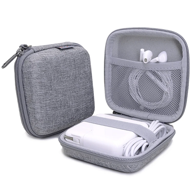 Computer Accessories Storage Package Portable Hard Headphone Case USB Cable Storage Organizer Pouch Box SD TF Cards