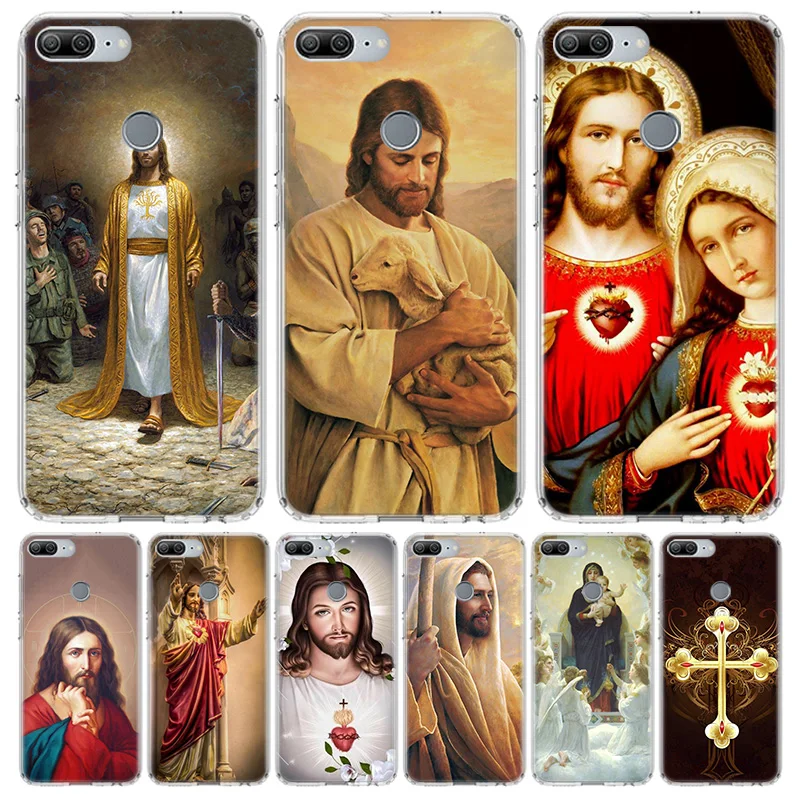 Jesus Christ God bless you Customer Soft Phone Case For Huawei Honor 10 Lite 9 20 8S 8X 9X Y5 Y6 Y7 Y9S P Smart Z 2019 7A 7X 8A