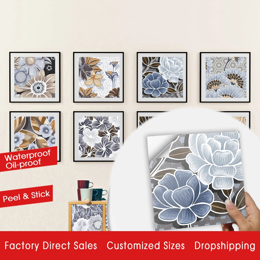 10Pcs/Set Marble Fl… - image