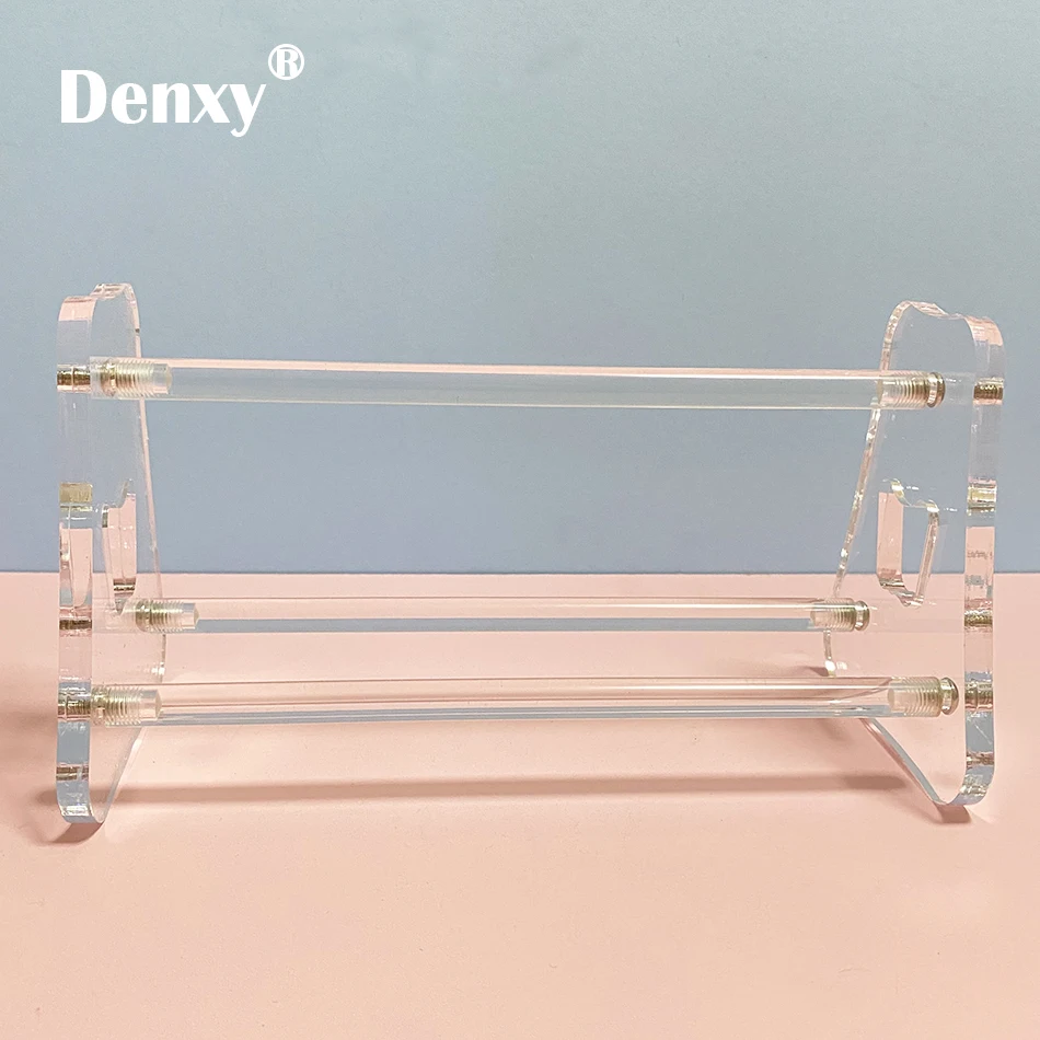 Denxy 1pc Dental Pliers shelf Clear Acrylic Instrument Rack PliersShelf Instrument Dental Pliers Rack Dental Orthodontic Bracket