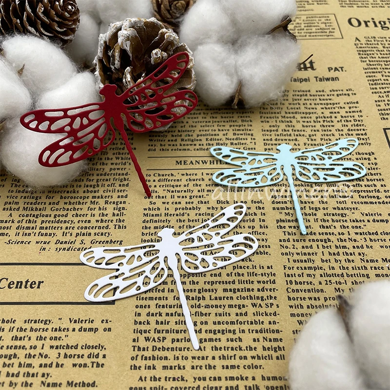 Dragonfly Allinwiner Metal Cutting Dies DIY Scrapbooking Album Paper Cards Decorative Crafts Embossing Die Cuts Handmade