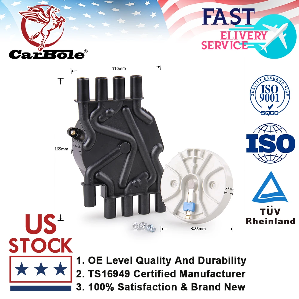 

High Performance Distributor Cap and Rotor Kit for 1996 1997 1998 1999 2000 CHEVY GMC 1500 V8 5.0L 5.7