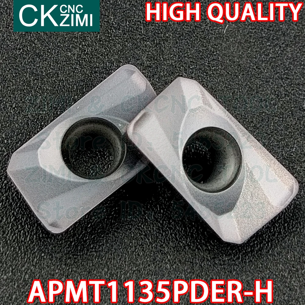 APMT1135PDER-H ZM1125 APMT 1135 PDERH超硬インサート肩フライス盤インサートツールCNC機械旋盤インデックス可能な切削工具