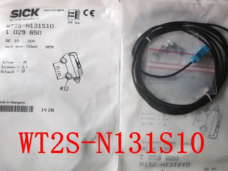 

100% new original SICK diffuse reflected photoelectric switch WT2S-N131S10 WT2S-N131