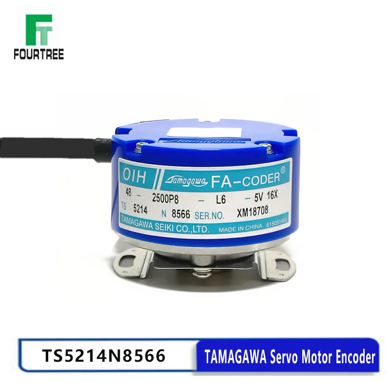 TAMAGAWA Servo Motor Encoder New Orginal OIH48-2500P8-L6-5V TS5214N8566  Incremental 2500P/R