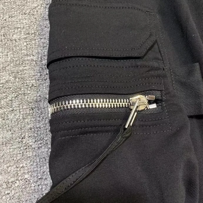 2020 FW men drop crotch cargo jogger sweatpants slim fit - Image 5