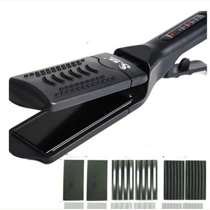 

Professional Hair Straightener Flat Curling Iron Ceramic Tourmaline Temperature Control Hair Waves Plate Curler Styling Tools 33