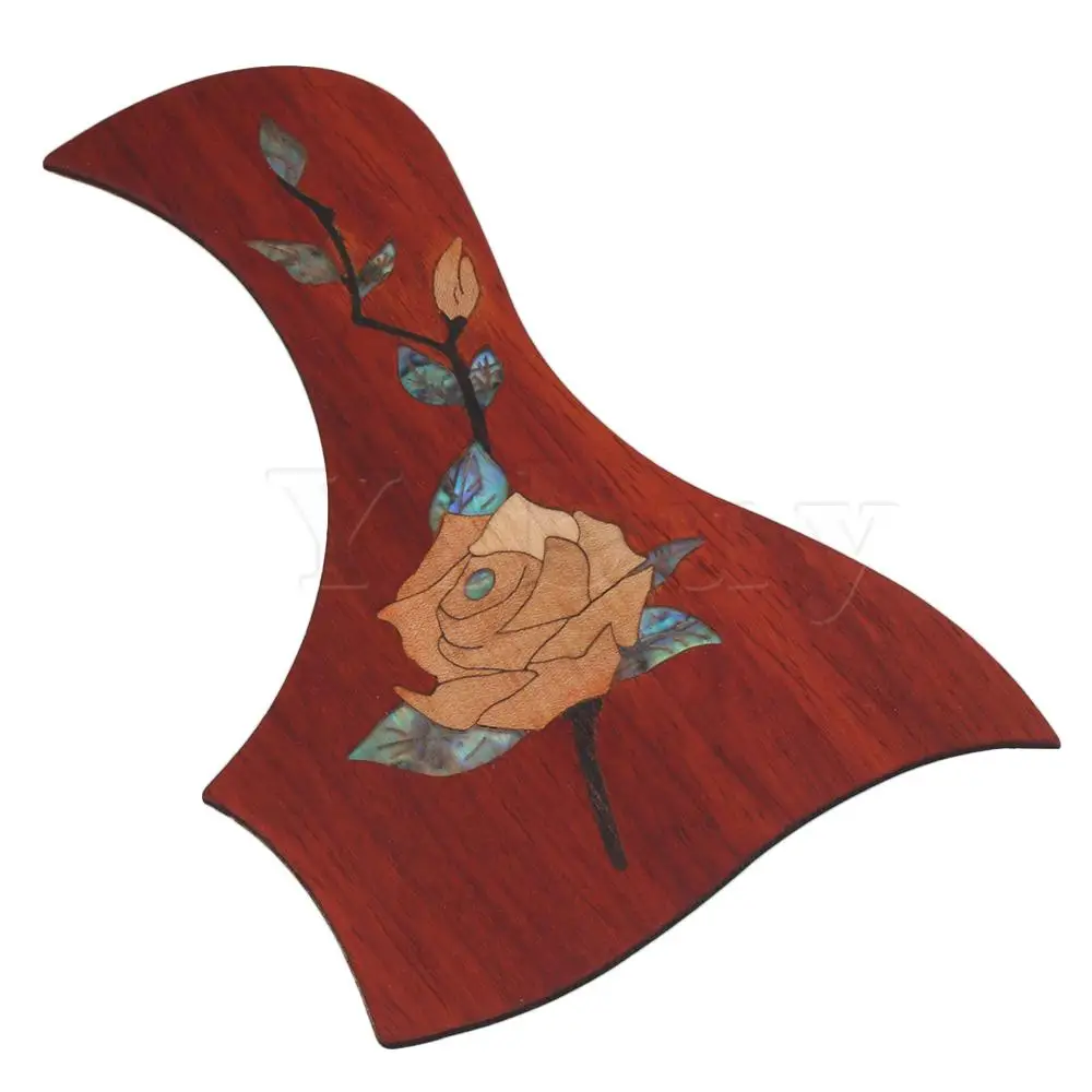 Yibuy Inlay Sticker Decal Pickguard & Armrest for 40-41Inch Acoustic Guitar