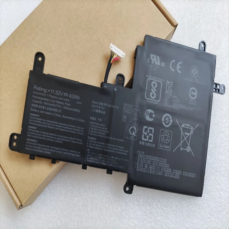 

B31N1729 BatteryFor Asus VivoBook S15 S530UF S530FA S530UA S530UN S530FN X530FA X530FN X530UA X530UF X530UN S5300F BQ164T BQ019T