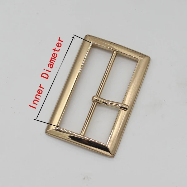 2Pcs/lot Metal JI-shaped button adjustment buckle button rectangular coat windbreaker decorative belt buckle accessories C021