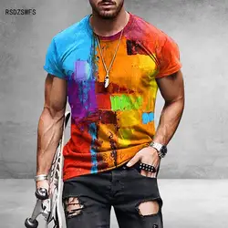 Summer Harajuku Ethnic Style Casual T Shirt For Men Vintage Printed Street Short Sleeve Mens Tees Handsome Youth Hip Hop Clothes