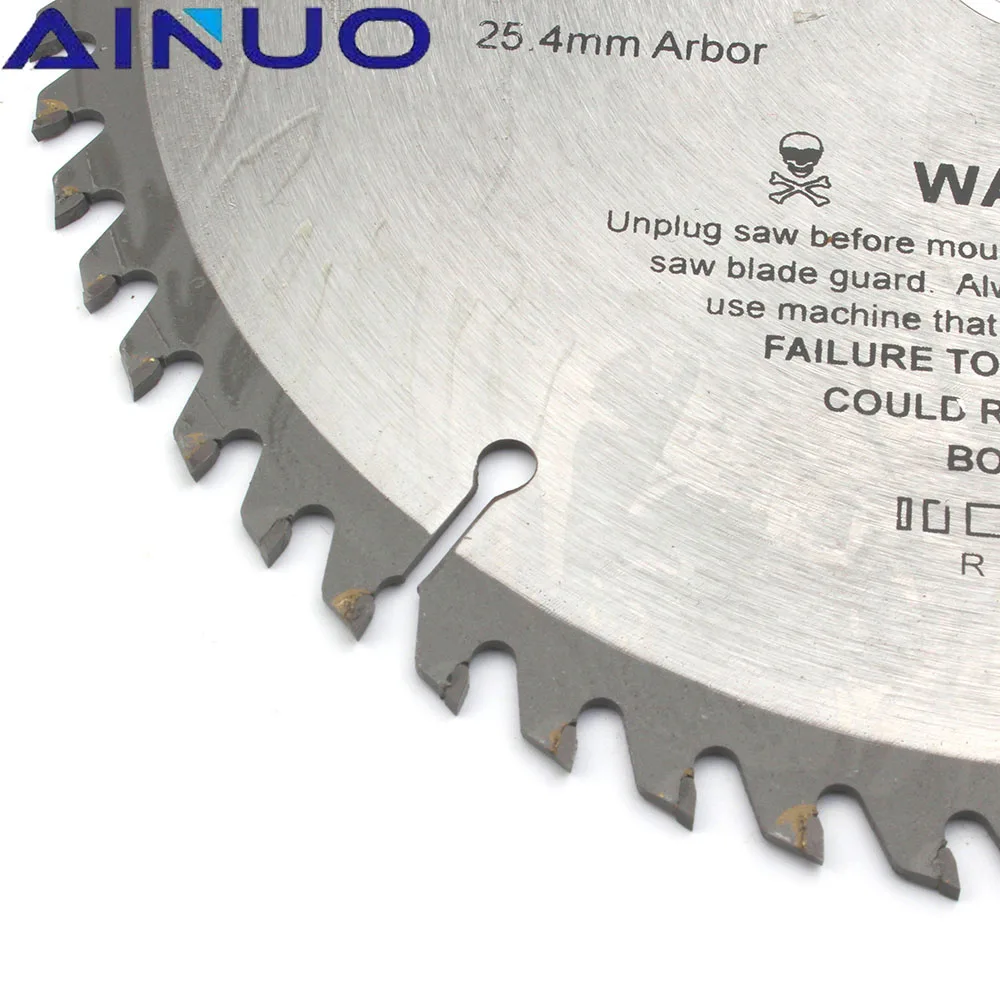 8 "200Mm Carbide Circular Saw Blade 40/60Teeth Cutting Disc TCT Woodworking Tool untuk Metal Aluminium