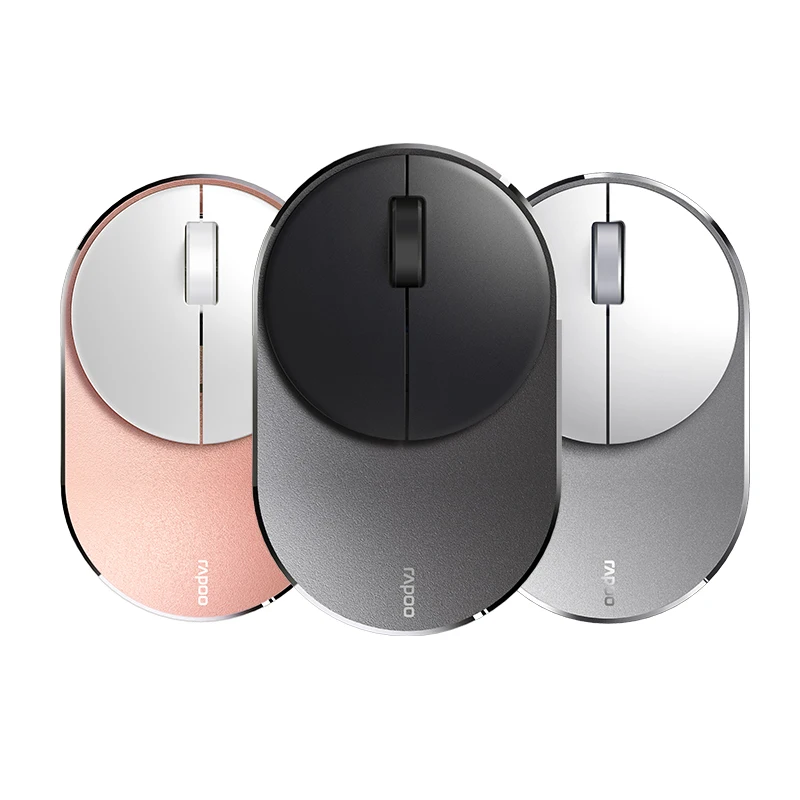 Rapoo M600G/800P Multi-mode Wireless Mouse Switch between Bluetooth-compatible 3.0/4.0 and 2.4G for Three Devices Connection