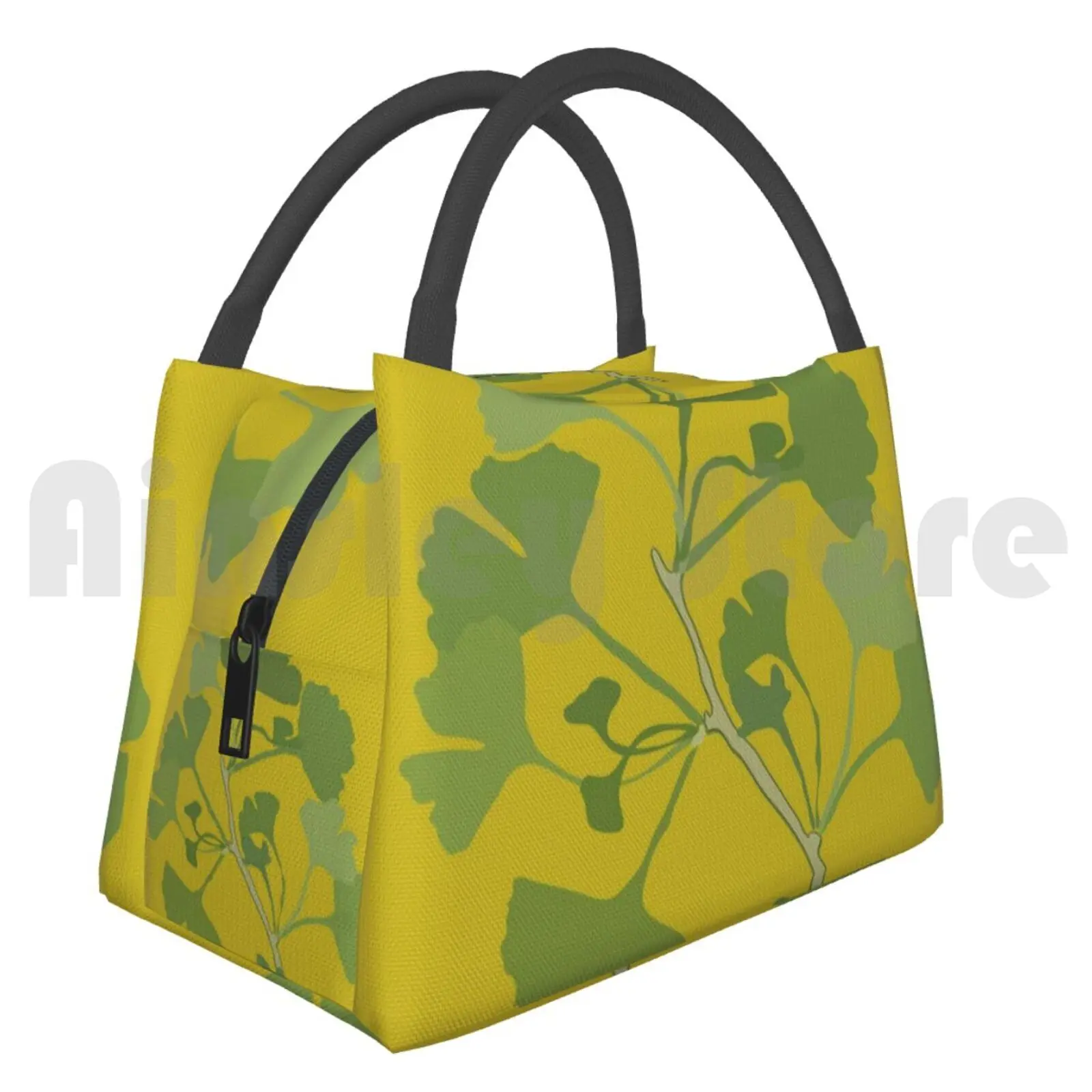 

Portable Insulation Bag Branch Of Ginkgo Biloba Branch Of Ginkgo Biloba Ginkgo Biloba Plant Leaves Tree Ginko