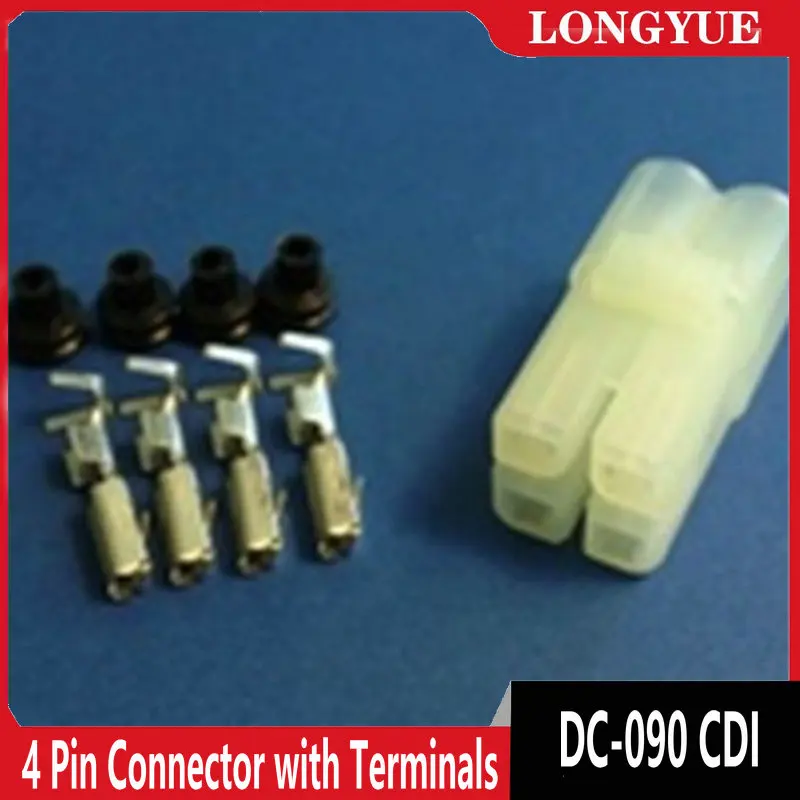 

Longyue 10 Kit 4 Pin Connector with Terminals Seals for DC-090 CDI