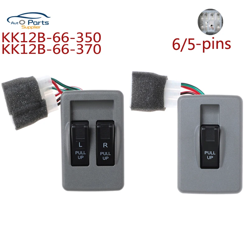 Nowy KK12B-66-350 KK12B-66-370 dla Kia Pride przedni lewy/prawy elektrycznie zasilany główny przełącznik do okien FL/FR KK12B66350 KK12B66370