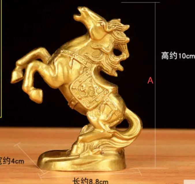 

New copper leaping horse home decoration handicraft ornaments