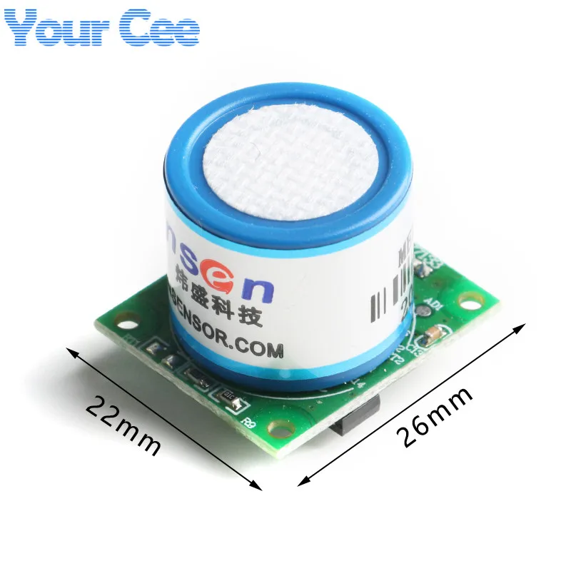 ZE14-O3 Electrochemical Ozone Detection O3 Gas Sensor Module 0-100ppm 5V UART for Civilian Disinfection Cabinet