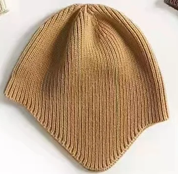 Chapéus de malha de cor sólida infantil, gorros infantis, bonés para meninos e meninas, chapéus casuais de 1 a 6 anos, novo, outono inverno, 2022