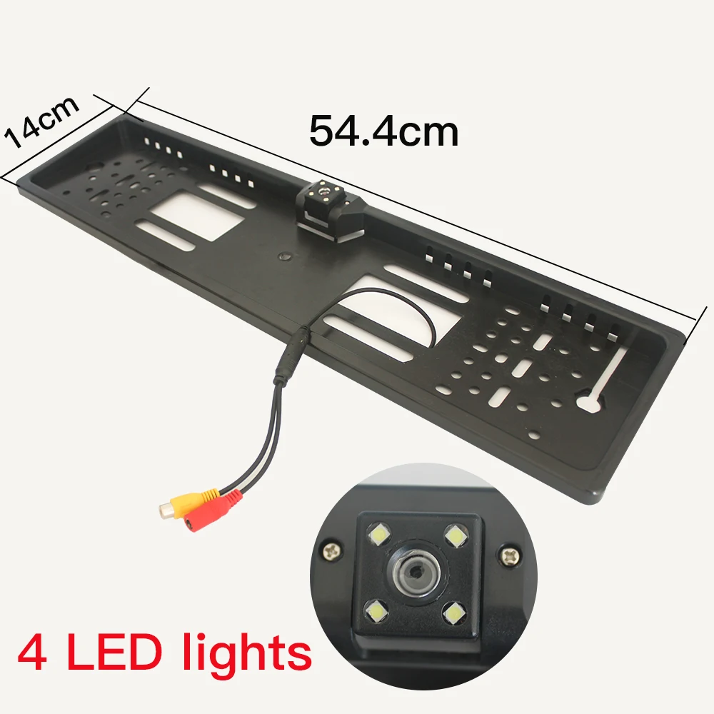 Marco de matrícula de coche/Marco de matrícula de cámara/marco fijo de matrícula/Marco de matrícula de cámara de luz LED4