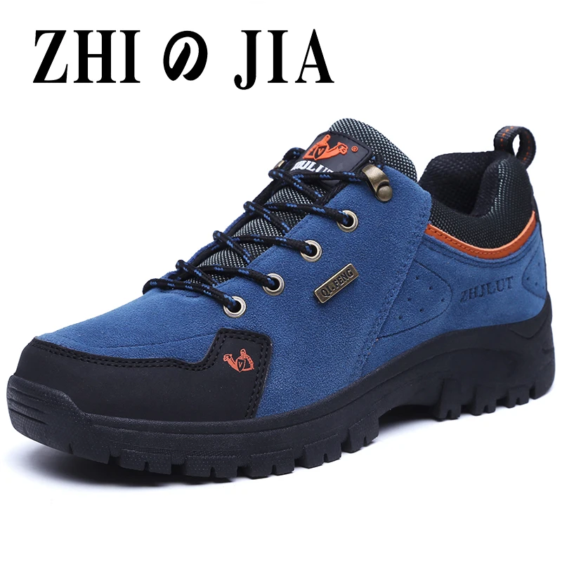 Winter couple  plus velvet  warm hiking shoes outdoor sports  windproof cross-country shoes thick-soled wear-resistant non-slip