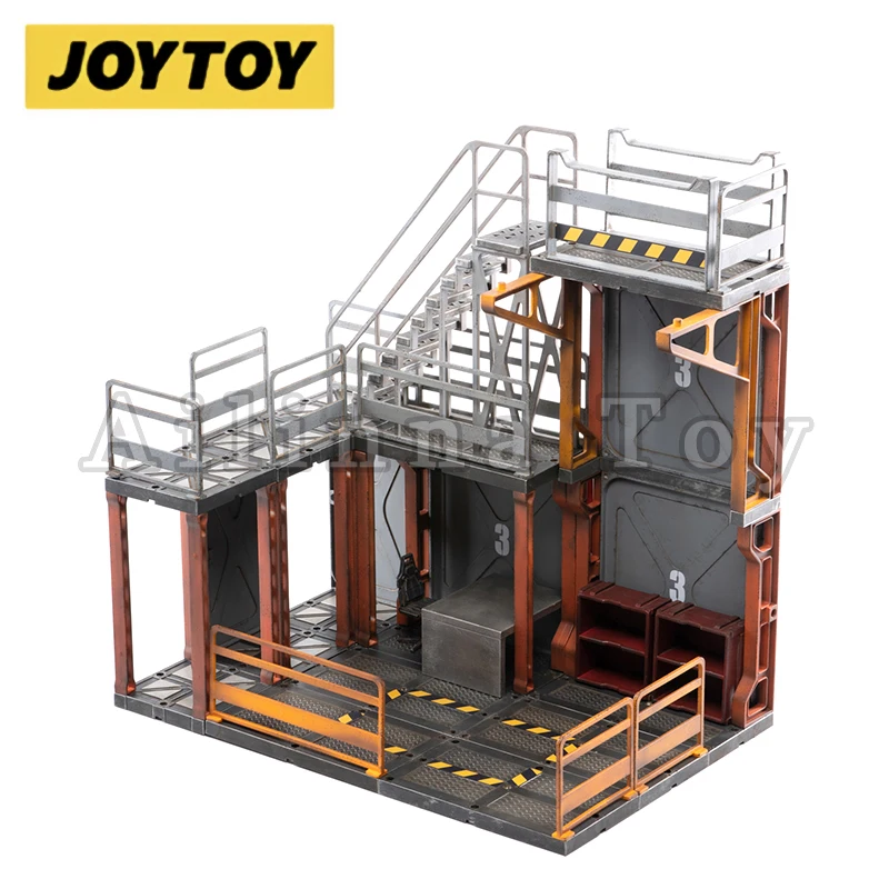 JOYTOY 1/18 Diorama Mecha Depot Testing Area Anime Model Toy