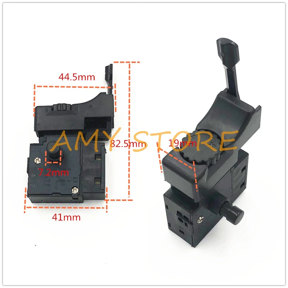 AC 250 V/4A 6A Lock ON Velocità Regolabile di Controllo CW/CCW Interruttore Per Trapano A Mano Elettrico di Alimentazione strumento di Trigger Interruttori