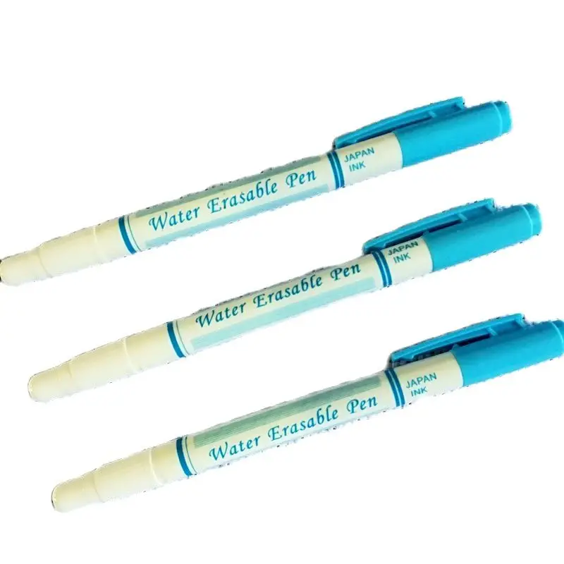 

Blue Chaco Fabric Pen with Eraser, Water Soluble Marking Pen, Erasable Pen, Extra Fine, Blue Marker