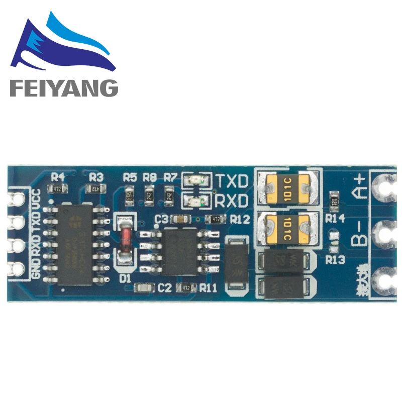 TTL mengubah modul RS485 485 ke seri UART level konversi bersama perangkat keras kontrol aliran otomatis