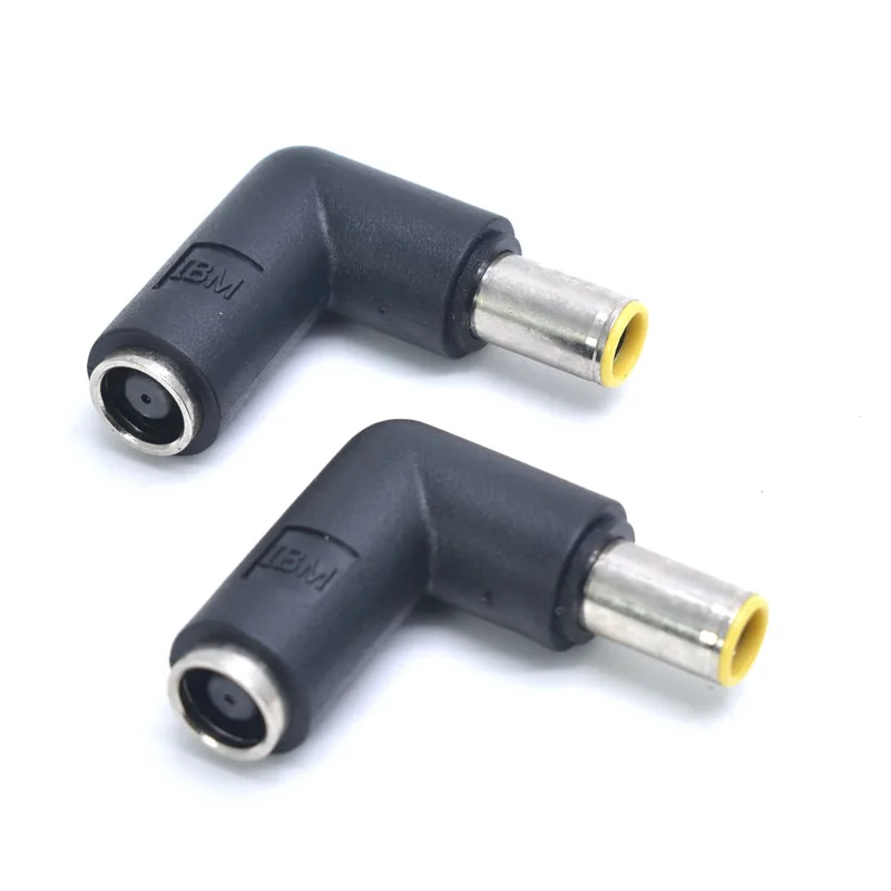 تيار مستمر محول الطاقة محول 7.9*5.0 مللي متر أنثى إلى 7.9x5.0/5.5x2.5 مللي متر ذكر وصلة مرفاع لأجهزة الكمبيوتر المحمول الكمبيوتر المحمول